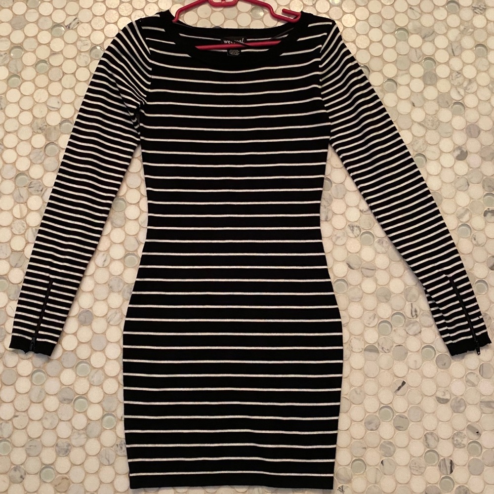 Black and white dress